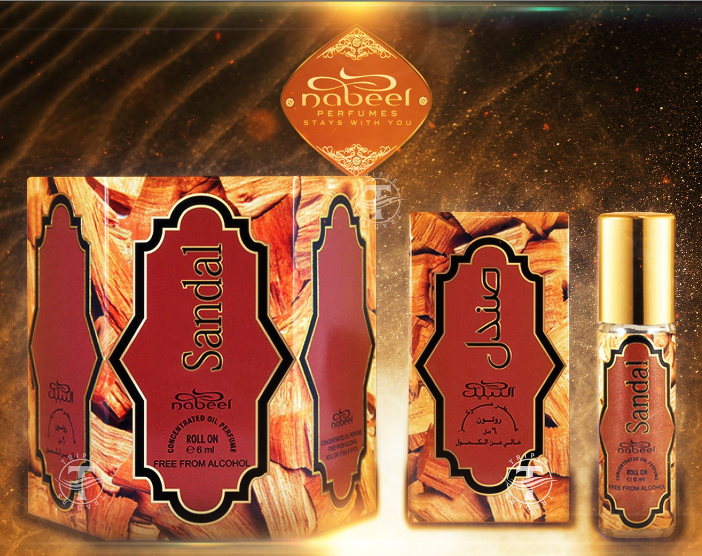 Sandal Roll On Oil Perfume - By Nabeel