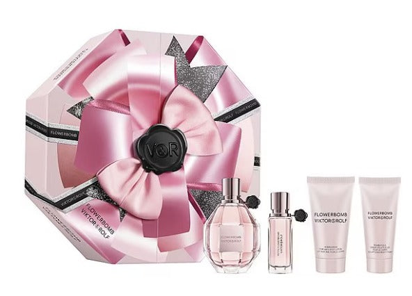 Viktor & Rolf Flower bomb Eau de Parfum 4-Piece Luxury Gift Set