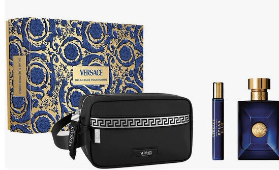 Versace Pour Homme Dylan Blue by Versace 3pc Gift Set