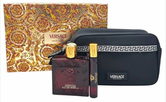 Eros Flame by Versace 3pc Gift Set