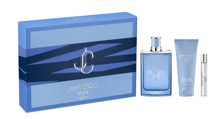 Jimmy Choo Man Aqua by Jimmy Choo 3pc Gift Set