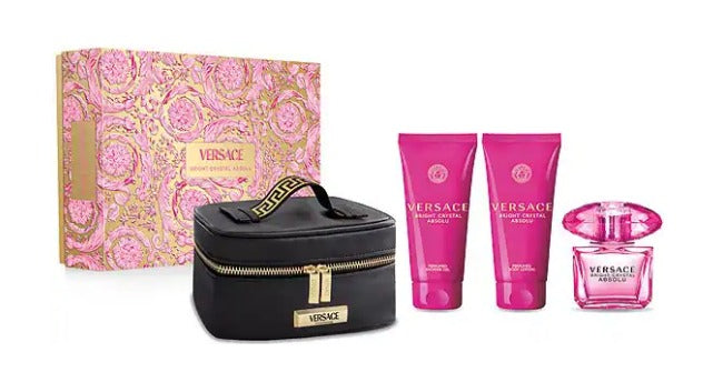 Bright Crystal Absolu by Versace 4pc Gift Set