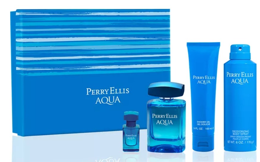 Aqua by Perry Ellis 4pc Gift Set