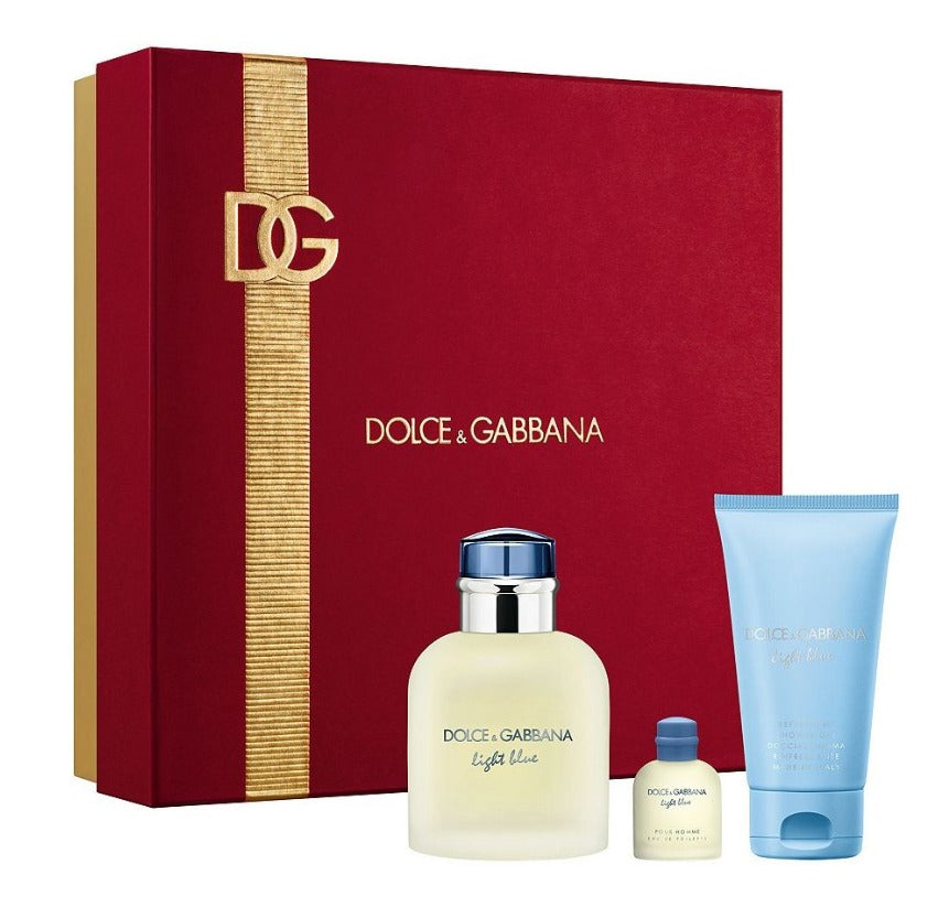 Light Blue pour Homme by Dolce&Gabbana 3pc Gift Set