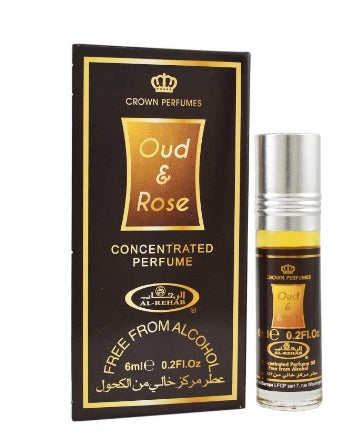 Oud & Rose 6ml Perfume Oil by Al Rehab