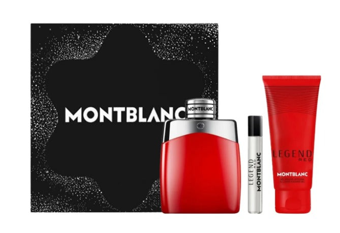 Legend Red by Montblanc 3pc Gift Set