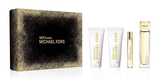 Sexy Amber by Michael Kors 4pc Gift Set