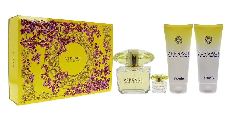 Versace yellow best sale diamond perfume set