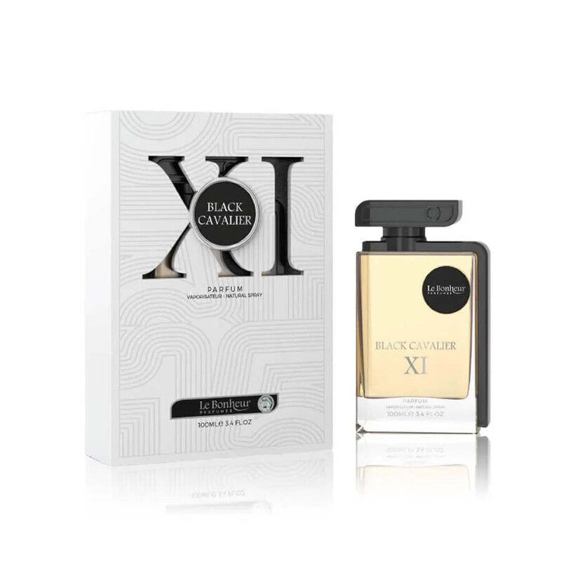 Le Bonheur Men's Black Cavalier XI EDP Spray 3.4 oz