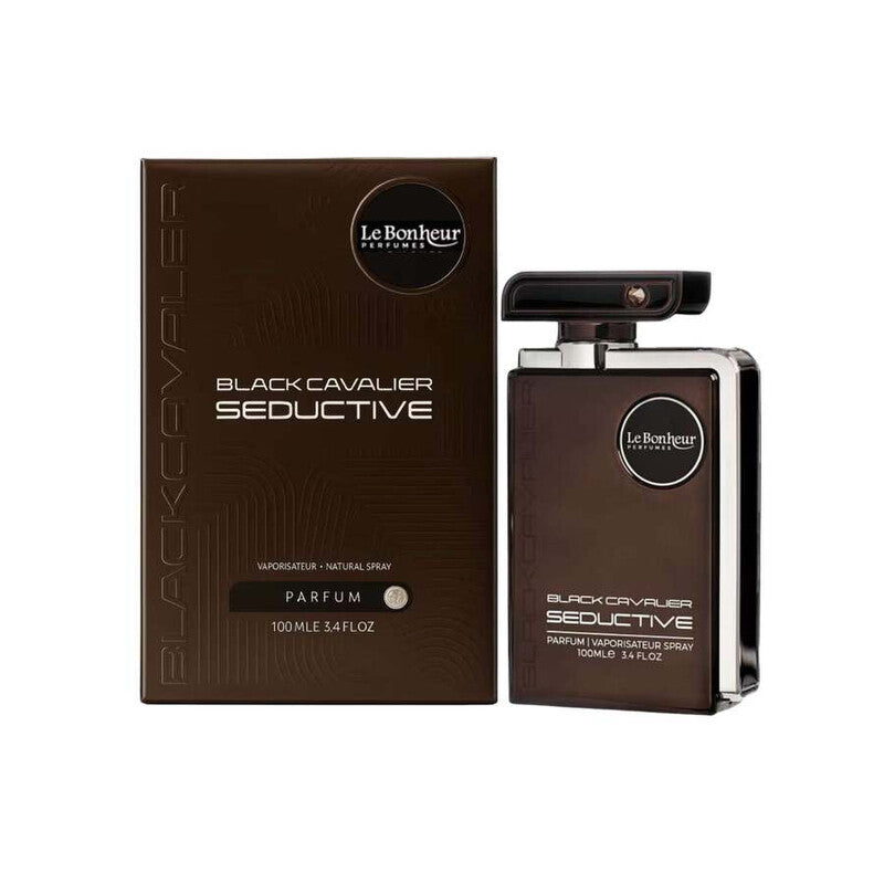 Le Bonheur Unisex Black Cavalier Seductive EDP Spray 3.4 oz