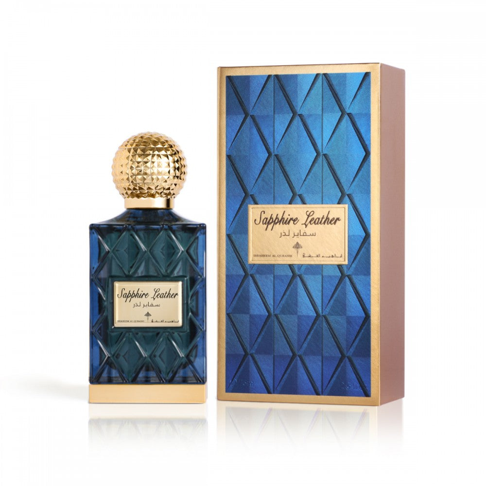 Sapphire Leather EDP 75ml by IBRAHIM AL QURASHI