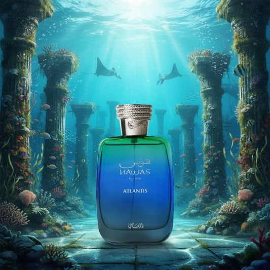 Hawas Atlantis Eau de Parfum Spray 100ml (3.4 oz) by Rasasi