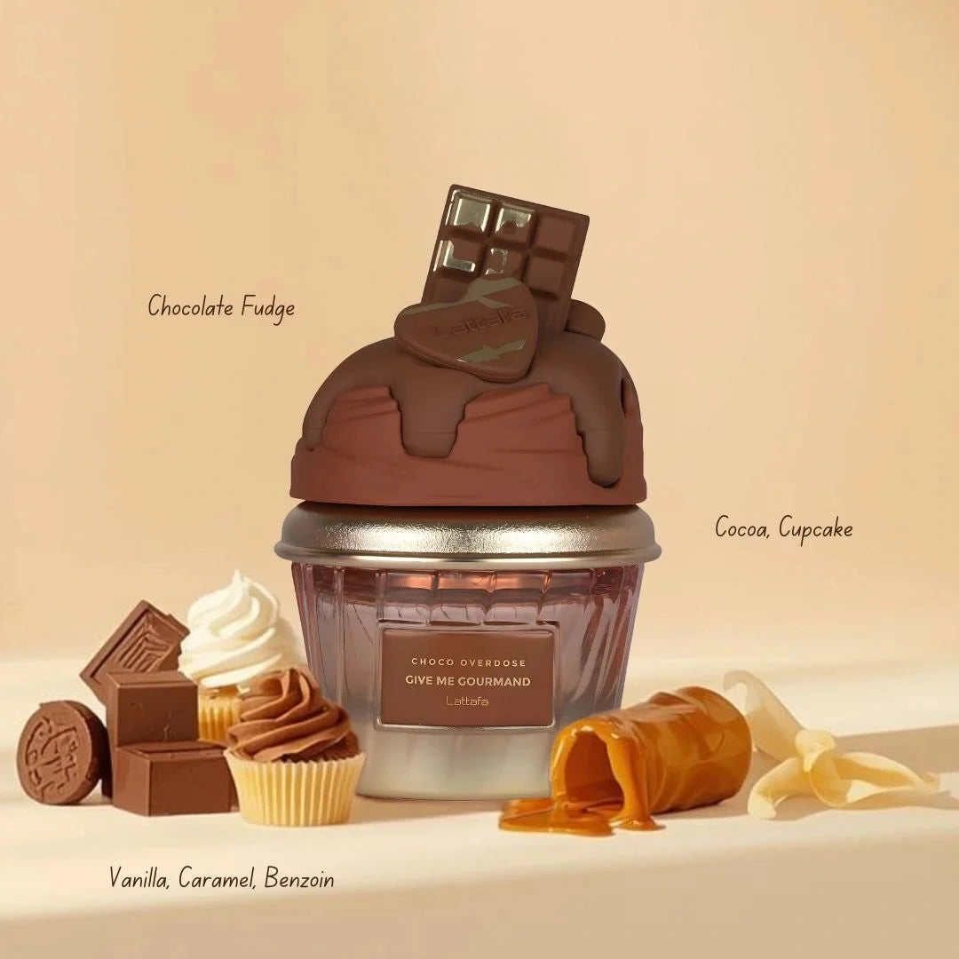 Choco Overdose Eau de Parfum Spray 75ml (2.5 oz) by Lattafa