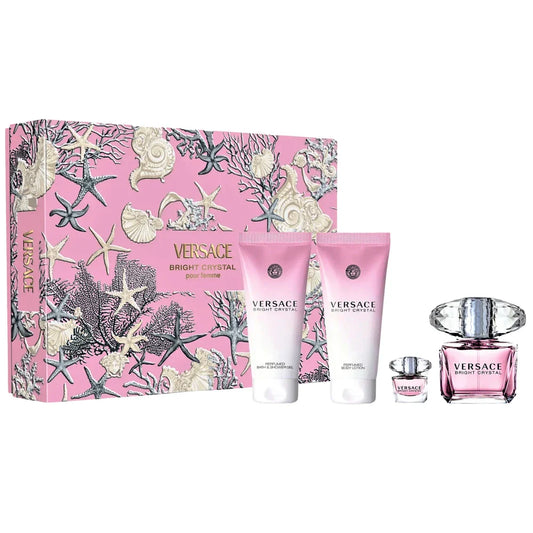 Versace Bright Crystal 4 Piece Gift Set