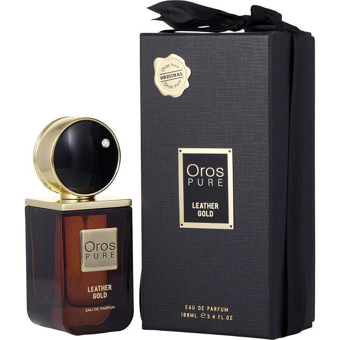 Armaf Pure Leather Gold EDP Spray 3.4 oz