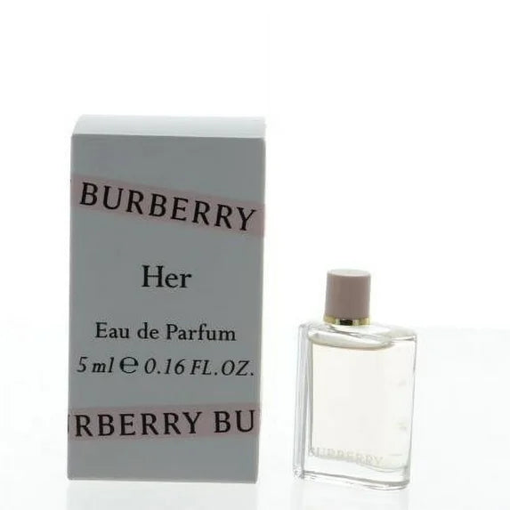 Burberry Her For Women Perfume 0.16 oz ~ 5 ml Miniature EDP Splash