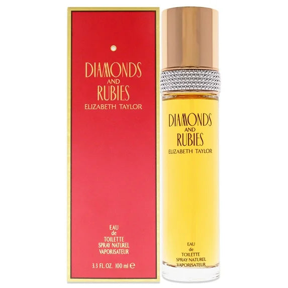Elizabeth Taylor Diamonds and Rubies Eau de Toilette Spray For Women 3.3 Oz