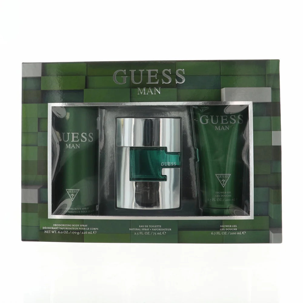GUESS by Guess 3 PIECE GIFT SET - 2.5 OZ EAU DE TOILETTE