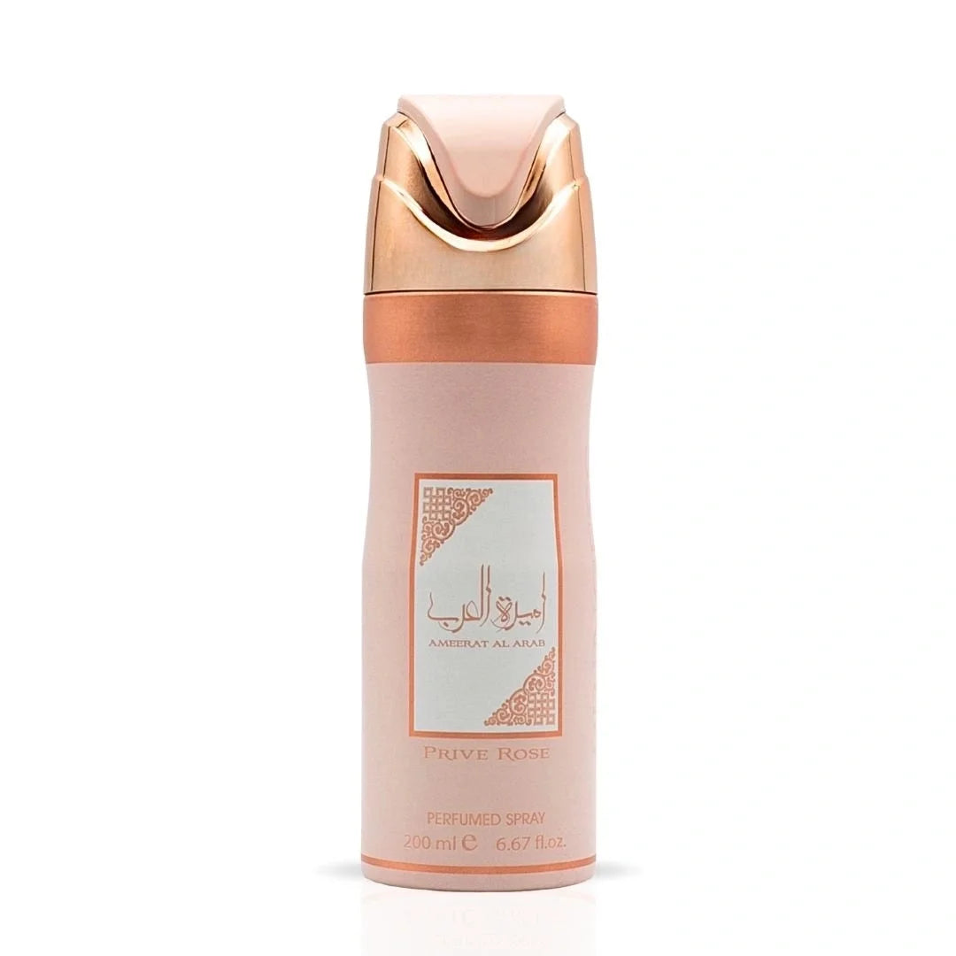 Ameerat Al Arab Prive Rose Deodorant Spray 200ml by Asdaaf