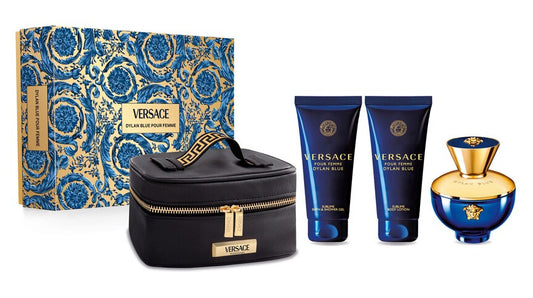 Versace Pour Femme Dylan Blue by Versace 4pc Gift Set