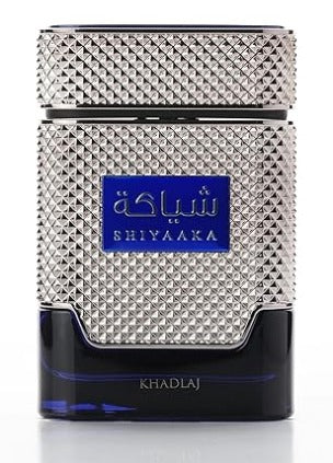 Khadlaj Shiyaaka Blue Eau De Parfum Spray for Men, 3.4 Ounce