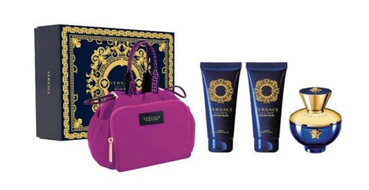 Pour Femme Dylan Blue by Versace 4pc Gift Set