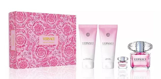 Bright Crystal by Versace 4pc Gift Set