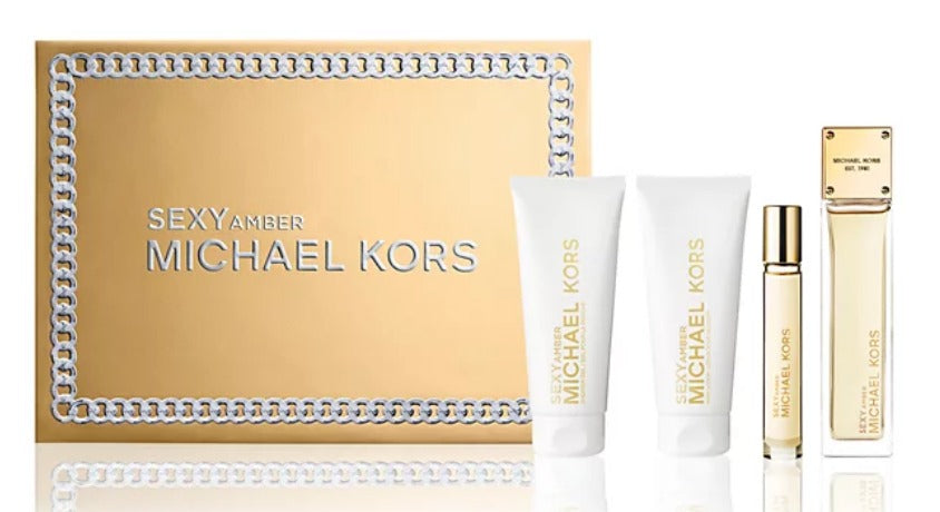 Sexy Amber by Michael Kors 4pc Gift Set