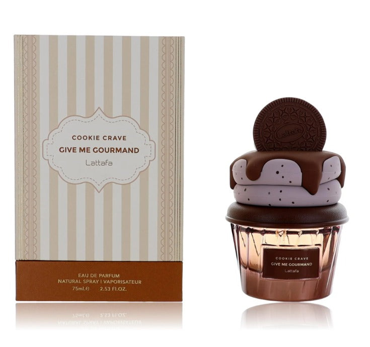 Cookie Crave Give Me Gourmand by Lattafa, 2.53 oz EDP