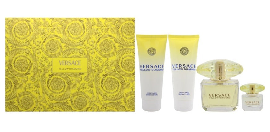 Yellow Diamond by Versace 4pc Gift Set