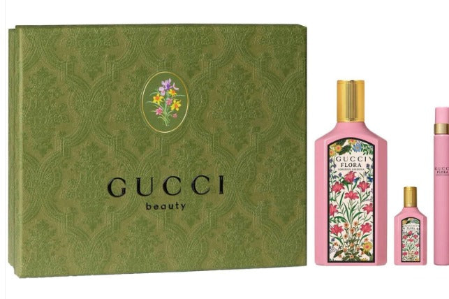 Flora Gorgeous Gardenia by Gucci 3 pc Gift Set