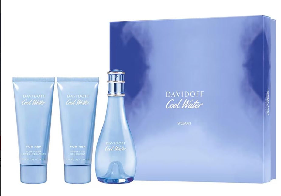 Cool Water by Davidoff 3pc Gift Set