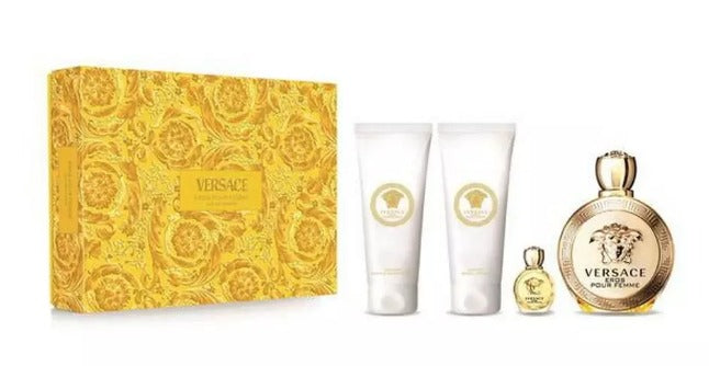 Eros Pour Femme by Versace 4pc Gift Set