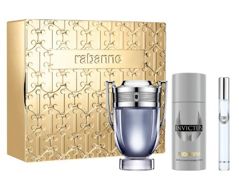 Invictus by Rabanne 3pc Gift Set