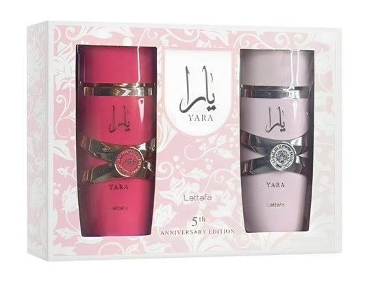 Yara by Lattafa 5th Anniversary Edition 2pc Gift Set