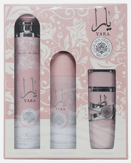 Yara by Lattafa 3pc Gift Set