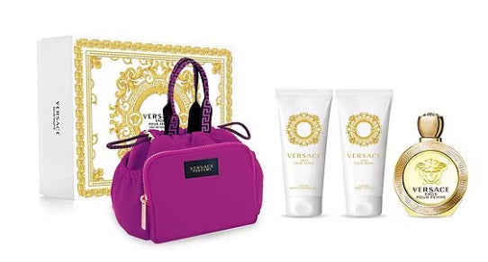 Eros Pour Femme Eau de Toilette by Versace 4pc Gift Set