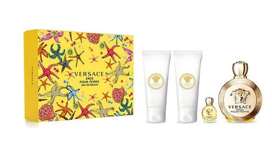 Versace Eros Pour Femme 4pc Gift Set