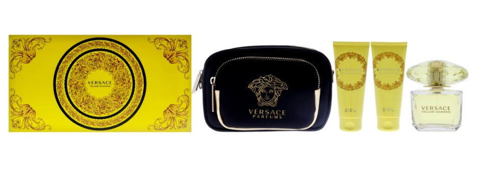 Yellow Diamond by Versace 4pc Gift Set