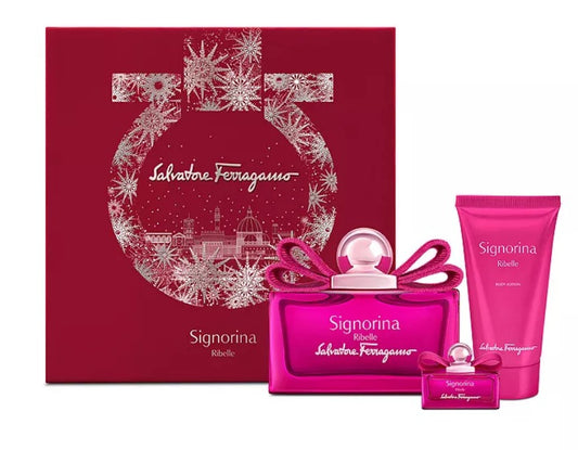 Signorina Ribelle by Salvatore Ferragamo 3pc Gift Set