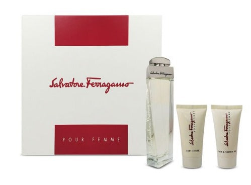 Pour Femme by Salvatore Ferragamo 3pc Gift Set