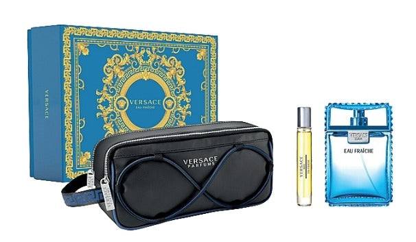 Versace Man Eau Fraiche by Versace 3pc Gift Set