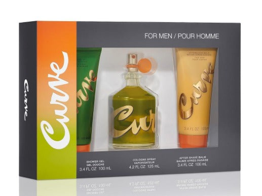 Curve for Men by Liz Claiborne 3pc Gift Set