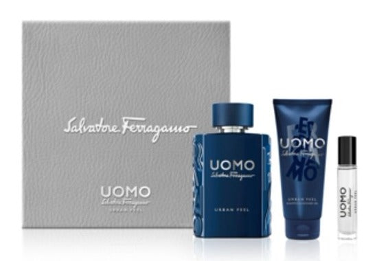 Uomo Salvatore Ferragamo Urban Feel by Salvatore Ferragamo 3pc Gift Set