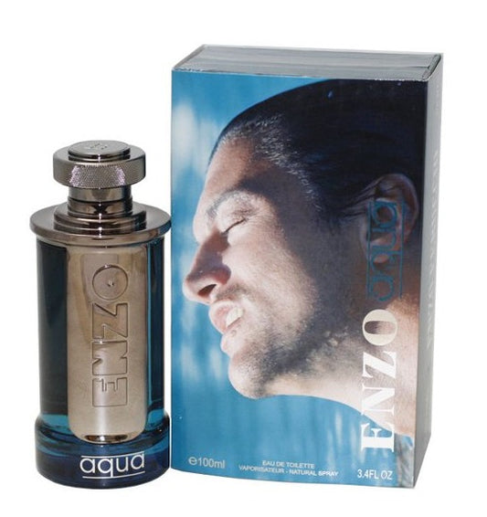 Enzo Aqua Eau De Toilette Spray for Men 3.4oz