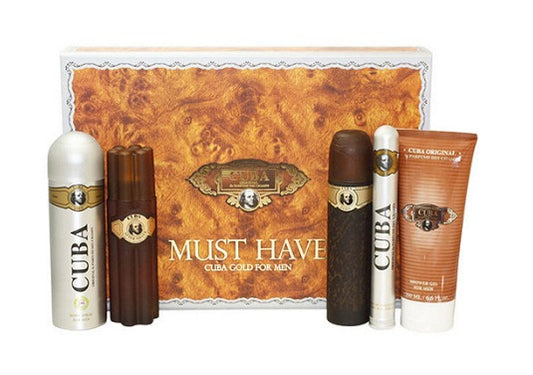 Must Have Cuba Gold by Cuba Paris 5pc Gift Set