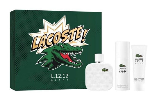 L.12.12 Blanc by Lacoste 3pc Gift Set