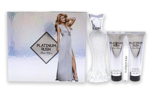 Platinum Rush by Paris Hilton 4pc Gift Set