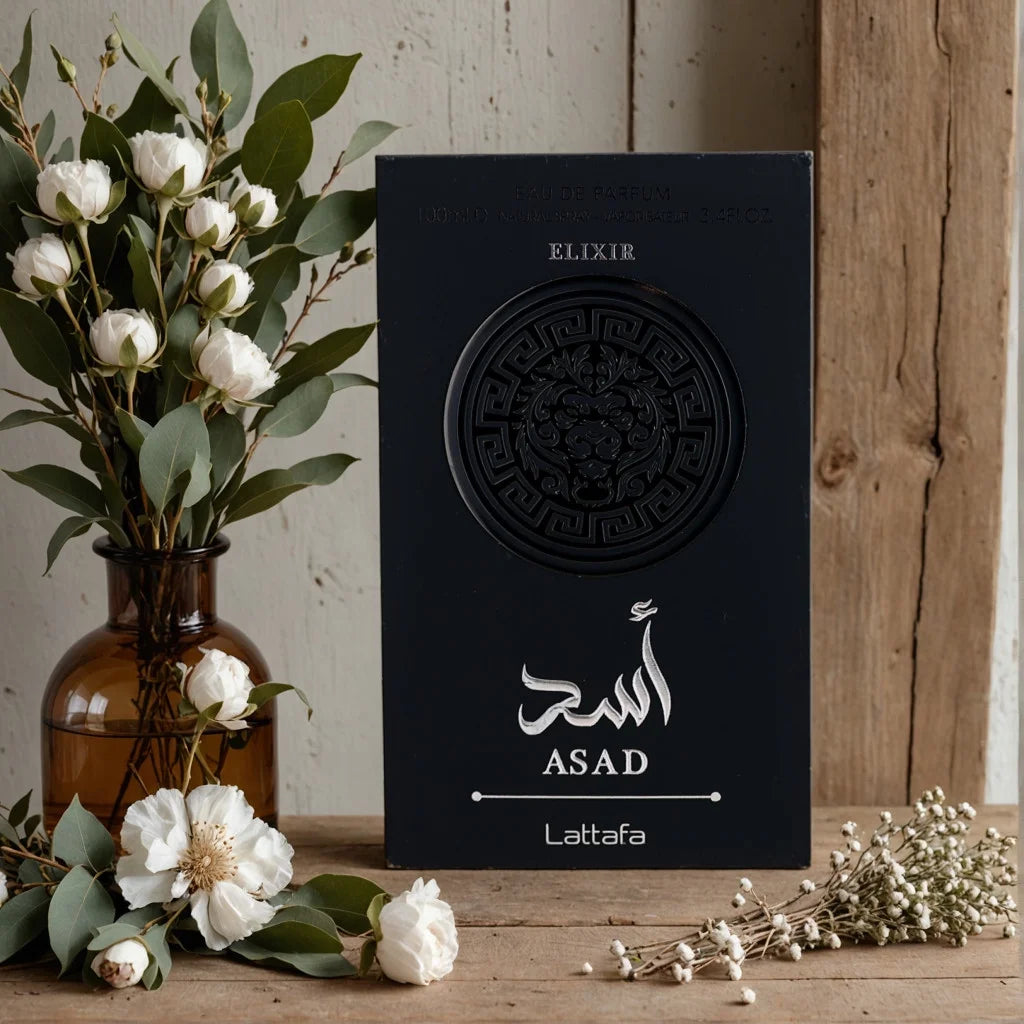 Asad Elixir by Lattafa, 3.4 oz