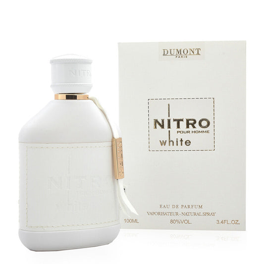 Dumont Nitro White Eau De Parfum Spray for Men 3.4 Oz